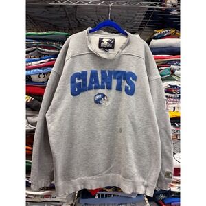 Vintage Starter New York Giants Sweatshirt Mens XL Grey NFL Football Crewneck